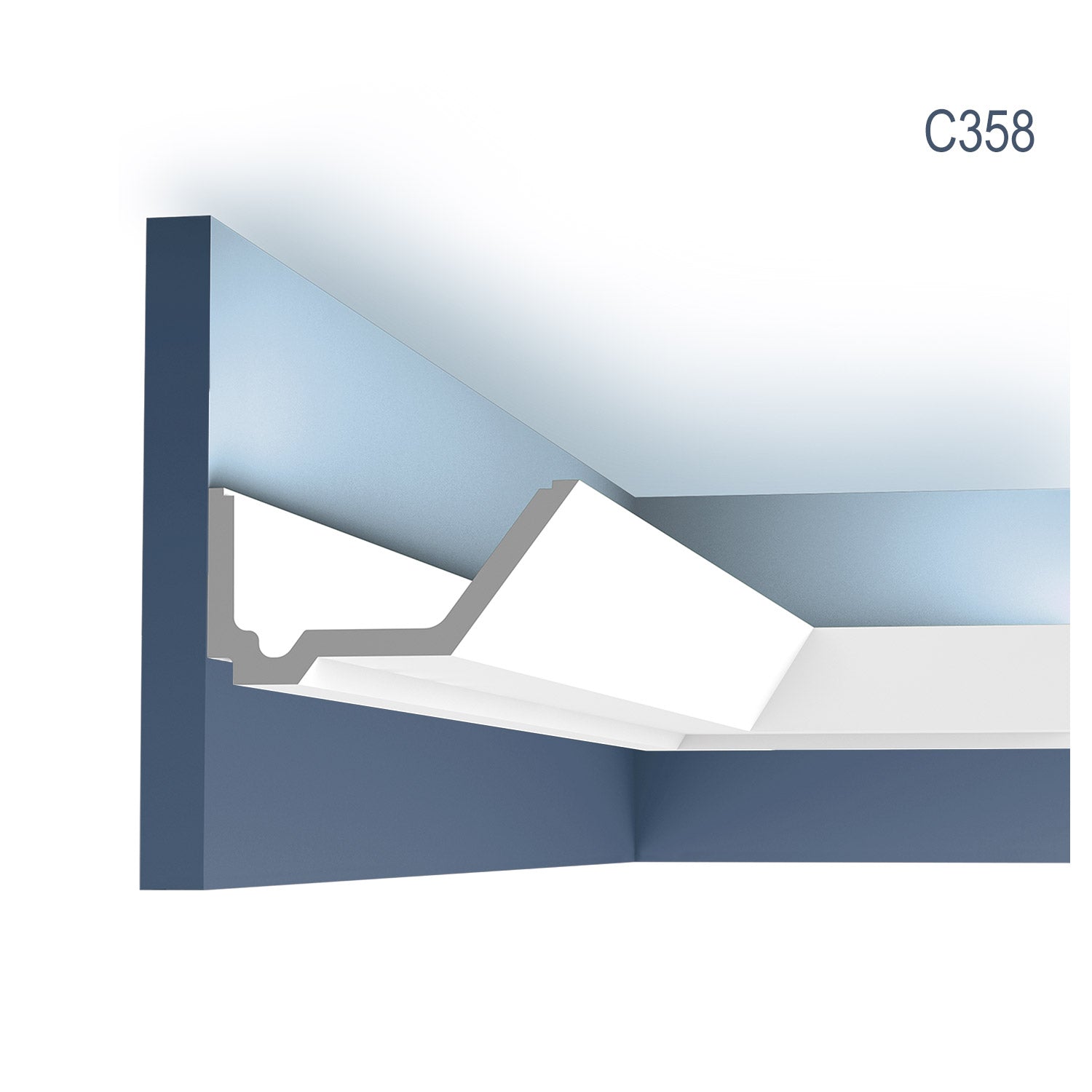 Orac Decor C358 LUXXUS 1 carton complet 12 Corniches Moulures Cimaises 24m clicktofournisseur.com