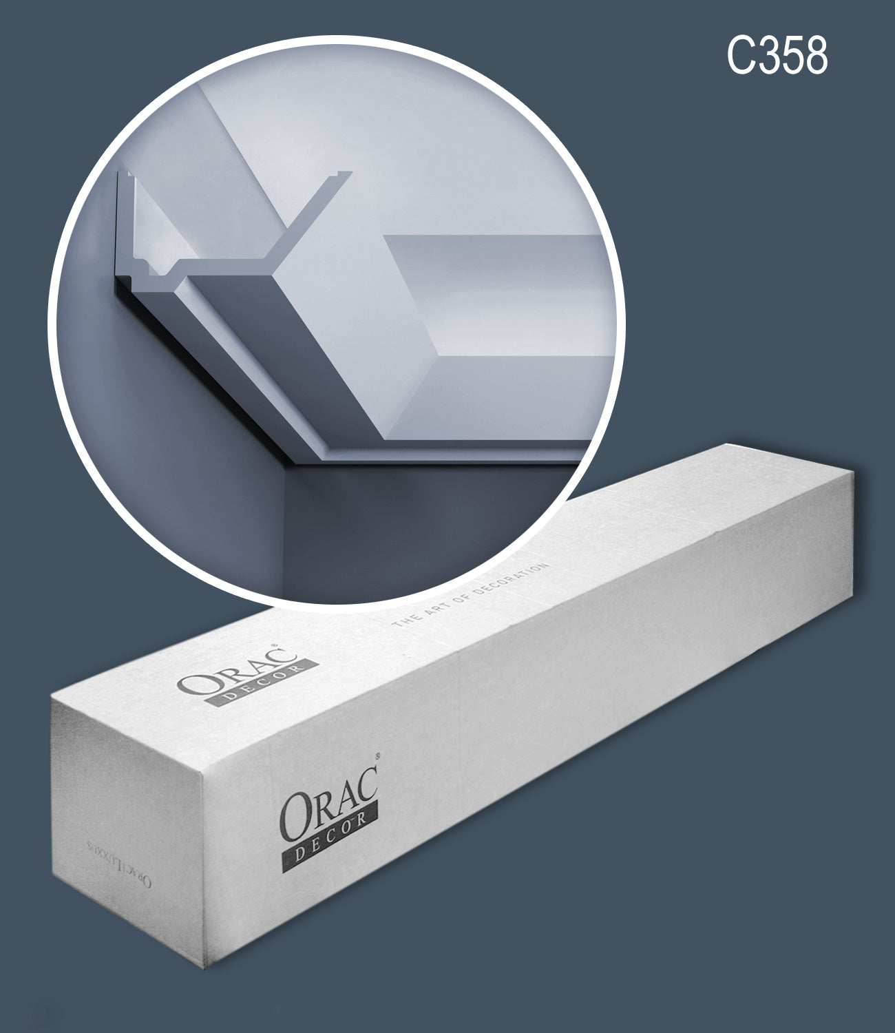 Orac Decor C358 LUXXUS 1 carton complet 12 Corniches Moulures Cimaises 24m clicktofournisseur.com