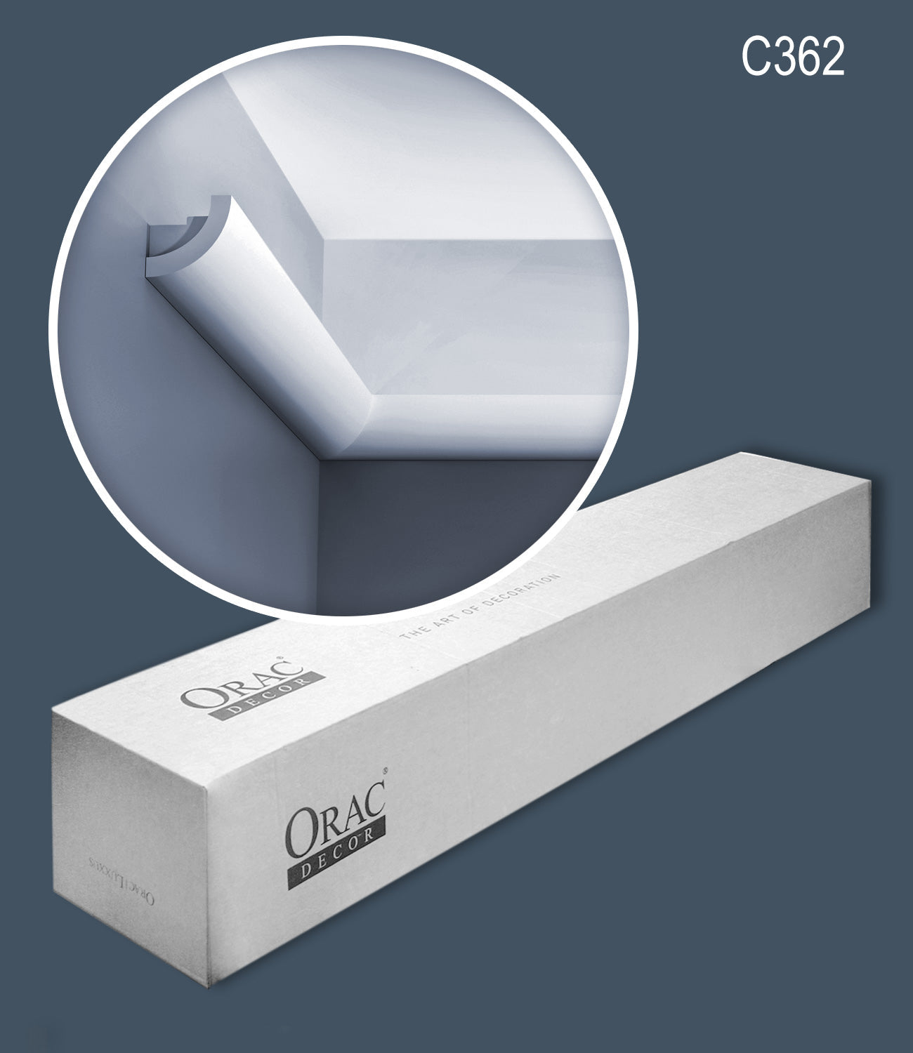 Orac Decor C362 LUXXUS 1 carton complet 12 Corniches Moulures Cimaises 24m clicktofournisseur.com