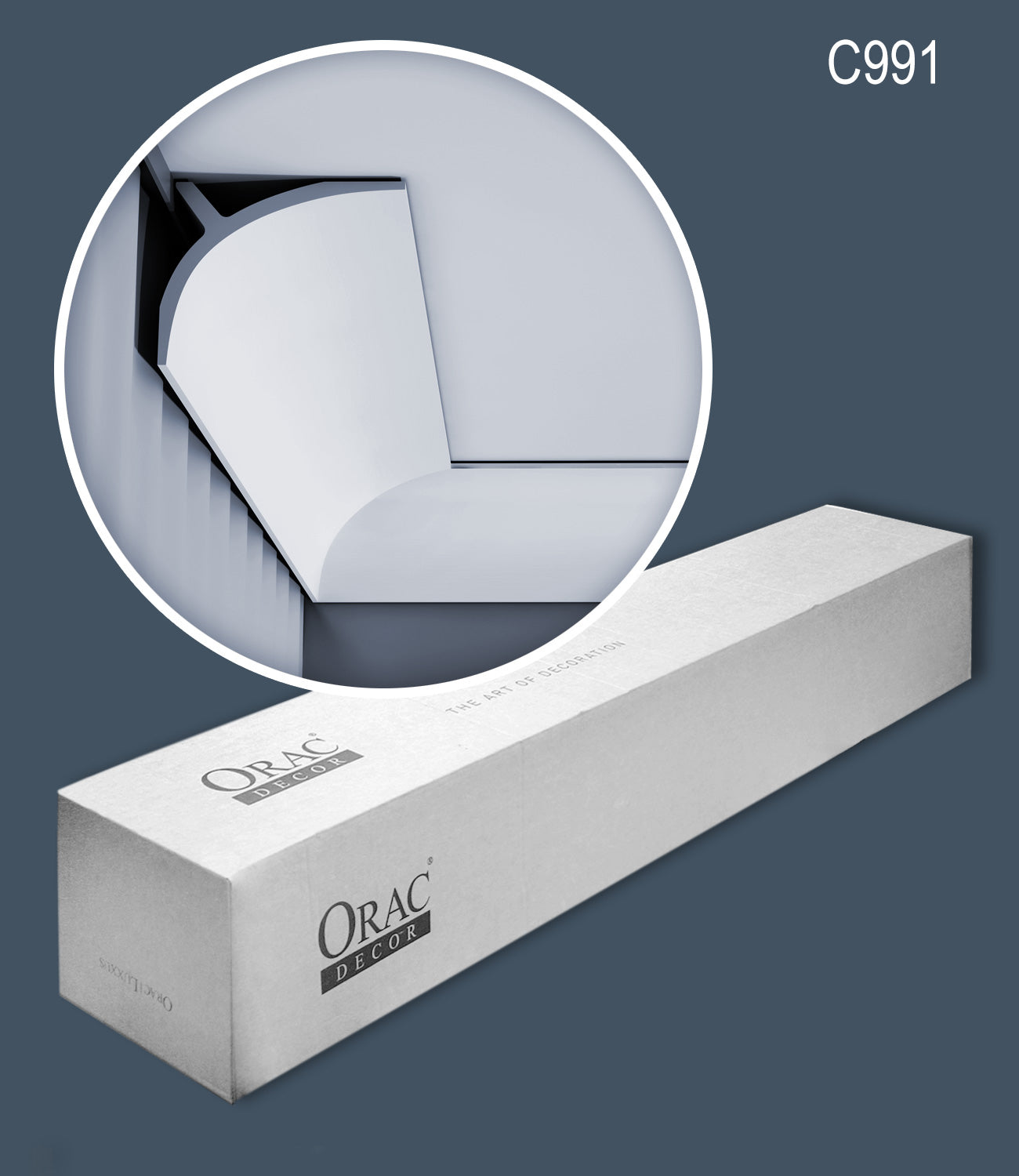 Orac Decor C991 LUXXUS 1 carton complet 6 Corniches Moulures Cimaises 12m clicktofournisseur.com