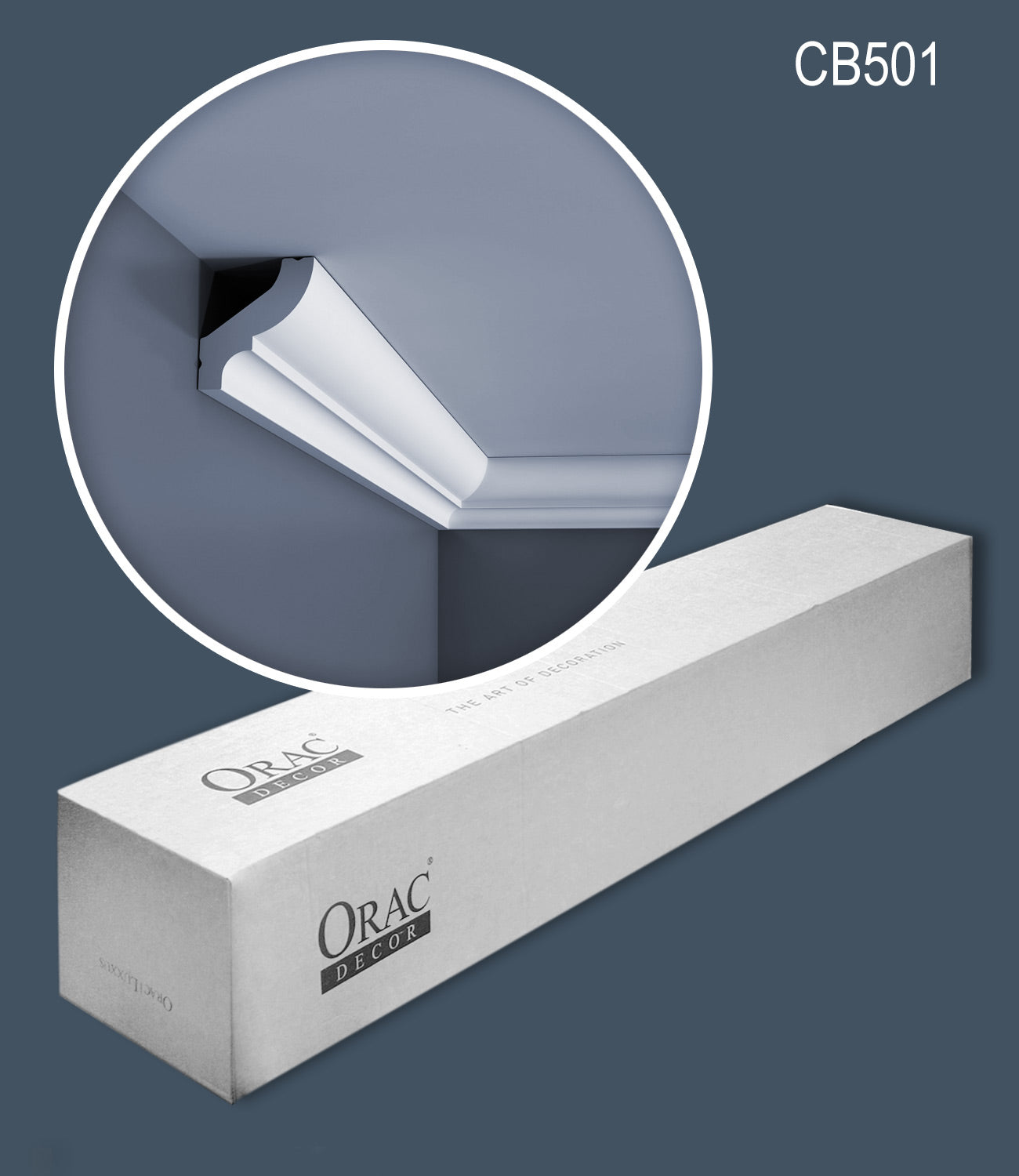 Orac Decor CB501 BASIXX 1 carton complet 10 Corniches Moulures Cimaises 20m clicktofournisseur.com