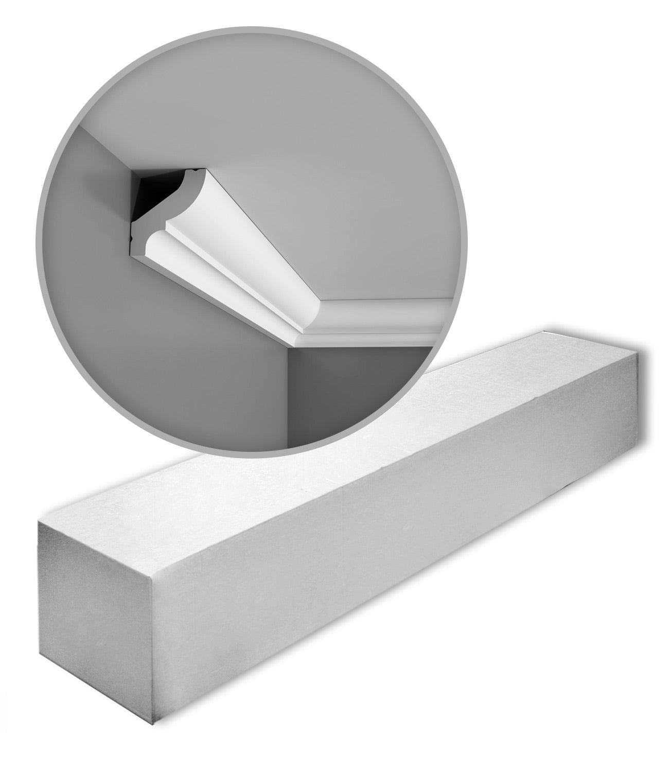 Orac Decor CB501 BASIXX 1 carton complet 10 Corniches Moulures Cimaises 20m clicktofournisseur.com