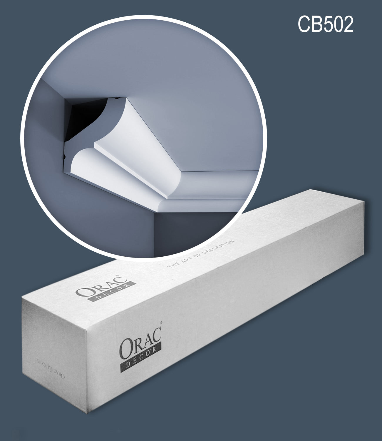 Orac Decor CB502 BASIXX 1 carton complet 10 Corniches Moulures Cimaises 20m clicktofournisseur.com