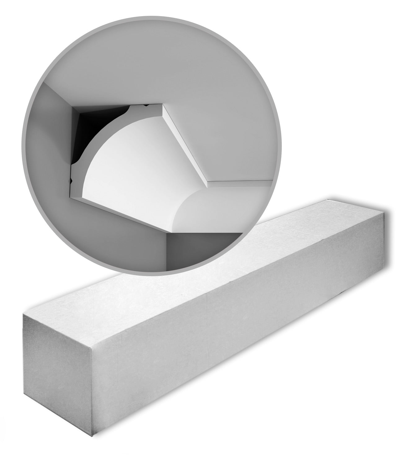 Orac Decor CB522 BASIXX 1 carton complet 8 Corniches Moulures Cimaises 16m clicktofournisseur.com