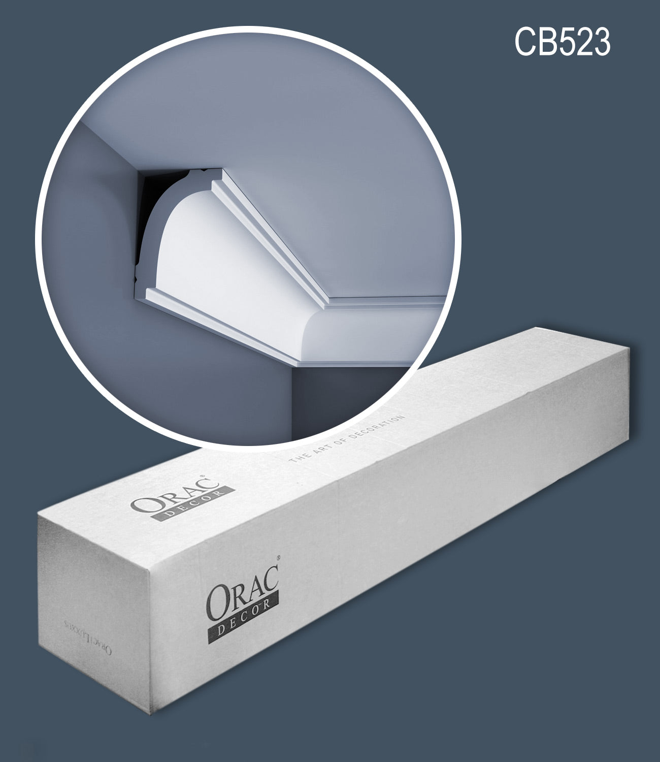 Orac Decor CB523 BASIXX 1 carton complet 10 Corniches Moulures Cimaises 20m clicktofournisseur.com