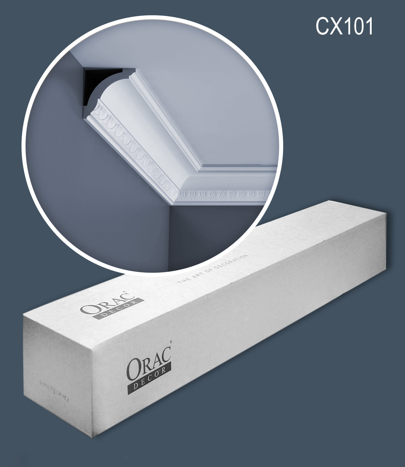 Orac Decor CX101 AXXENT 1 carton complet 22 Corniches Moulures Cimaises 44m clicktofournisseur.com