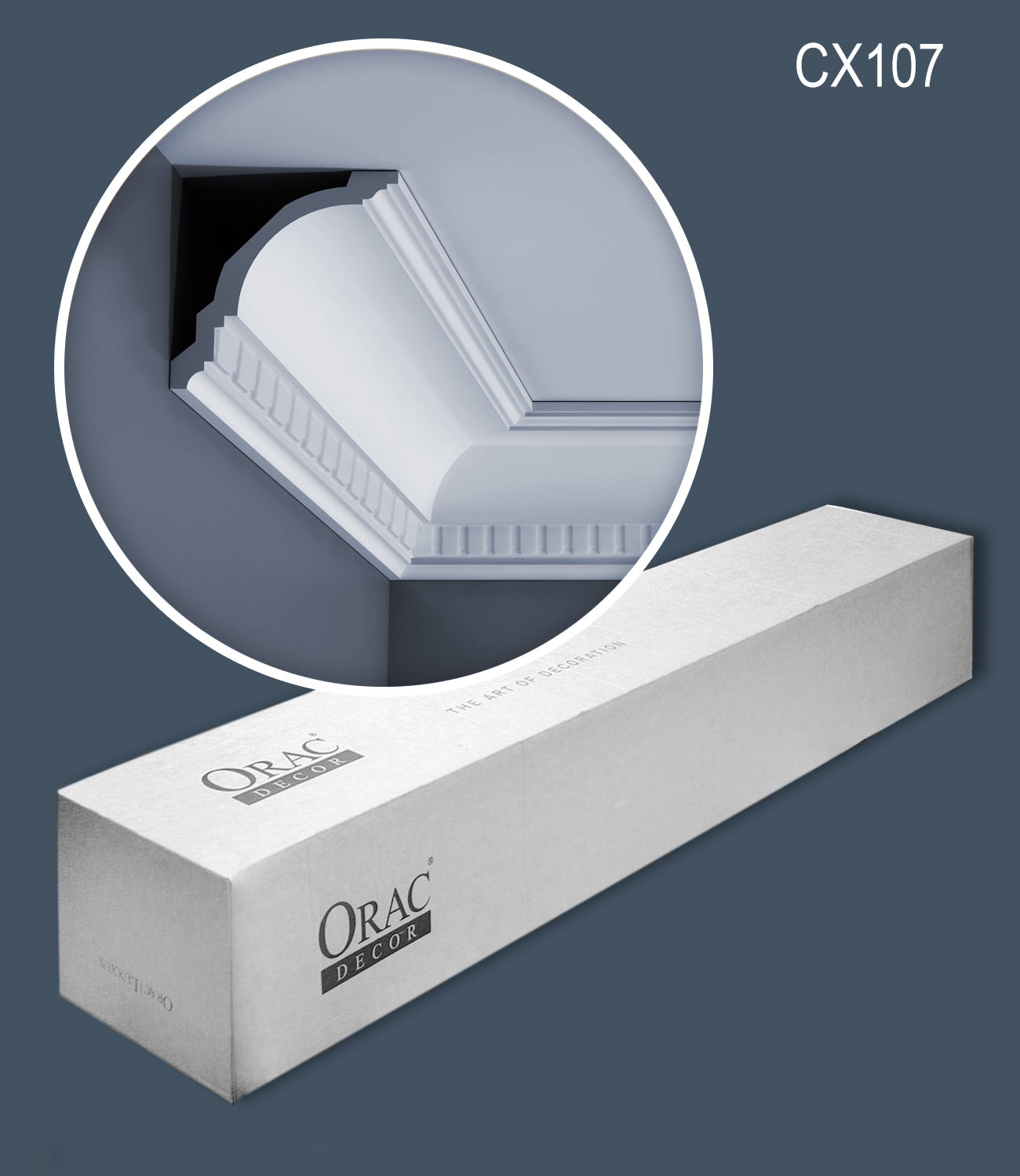 Orac Decor CX107 AXXENT 1 carton complet 13 Corniches Moulures Cimaises 26m clicktofournisseur.com