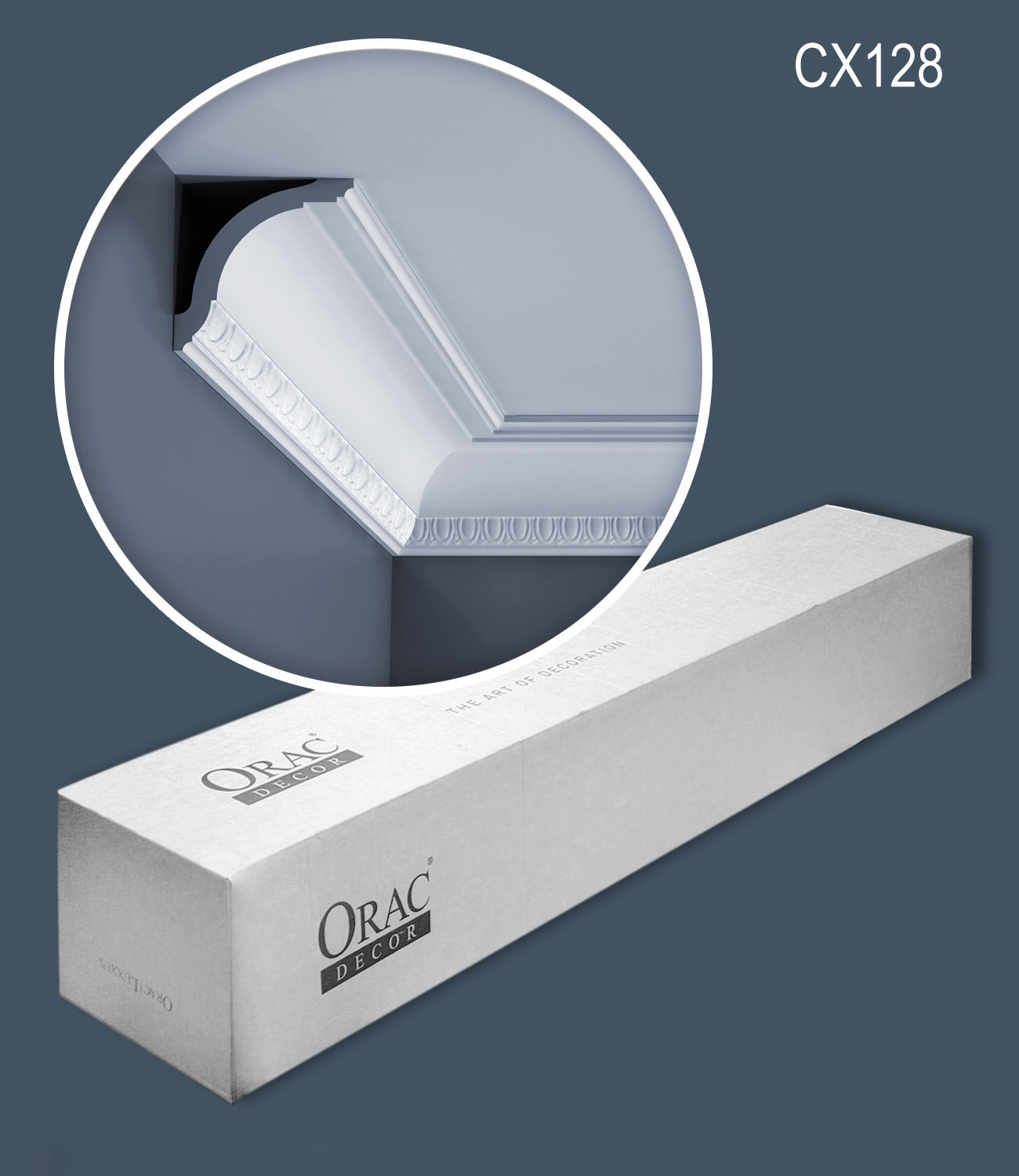 Orac Decor CX128 AXXENT 1 carton complet 14 Corniches Moulures Cimaises 28m clicktofournisseur.com