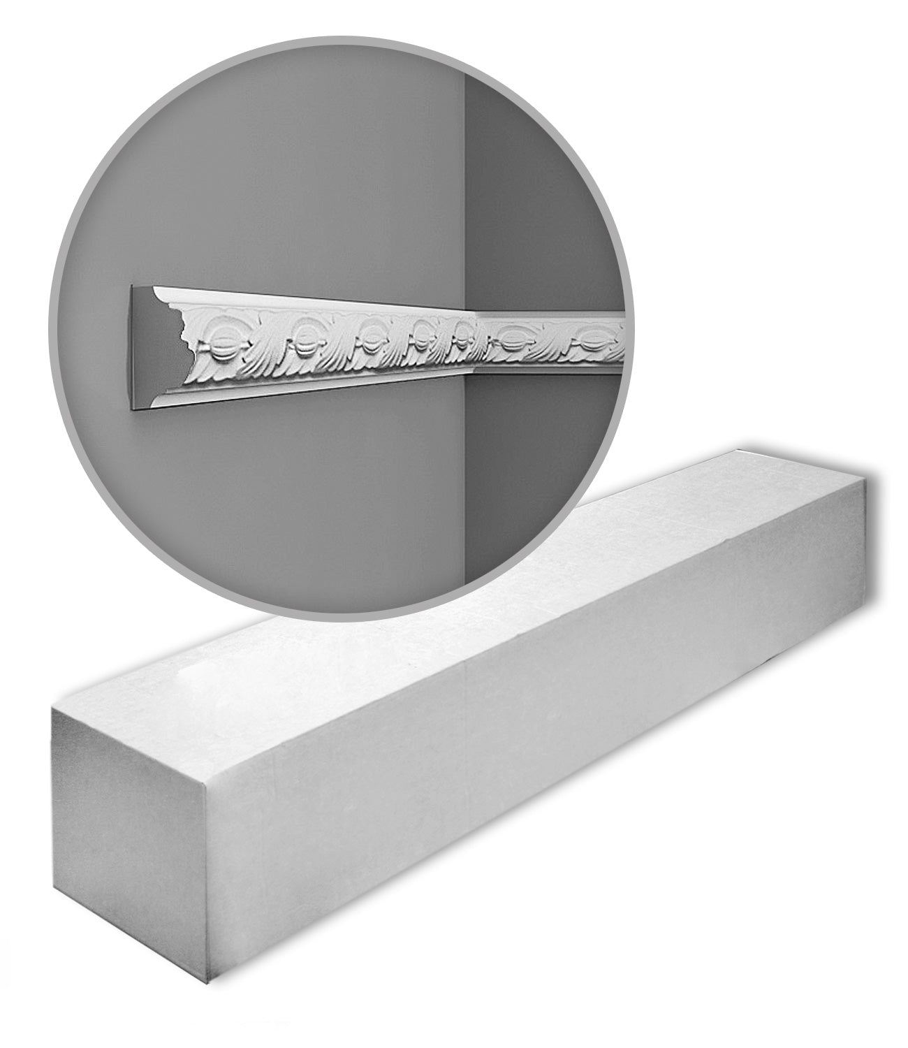 Orac Decor P1020 LUXXUS 1 carton complet 20 Corniches Moulures Cimaises 40 m clicktofournisseur.com