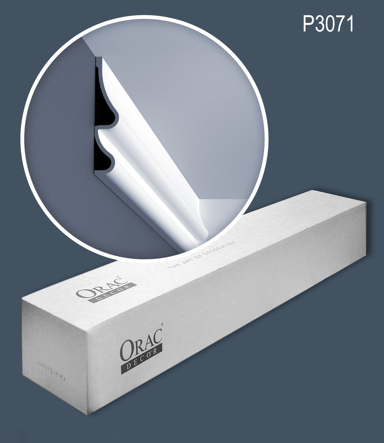 Orac Decor P3071 LUXXUS 1 carton complet 4 Corniches Moulures Cimaises 8m clicktofournisseur.com