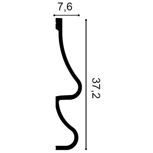 Orac Decor P3071 LUXXUS 1 carton complet 4 Corniches Moulures Cimaises 8m clicktofournisseur.com