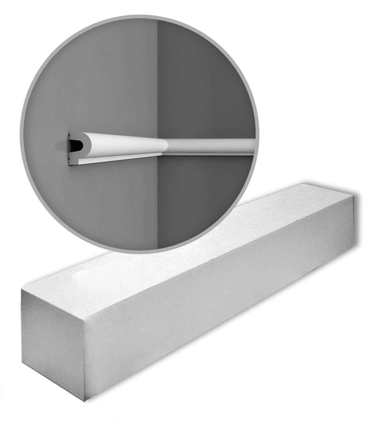 Orac Decor P8060 LUXXUS 1 carton complet 14 Corniches Moulures Cimaises 28 m clicktofournisseur.com