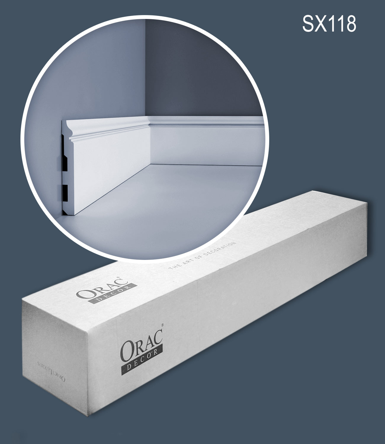 Orac Decor SX118 LUXXUS 1 carton complet 14 Corniches Moulures Cimaises 28 m clicktofournisseur.com