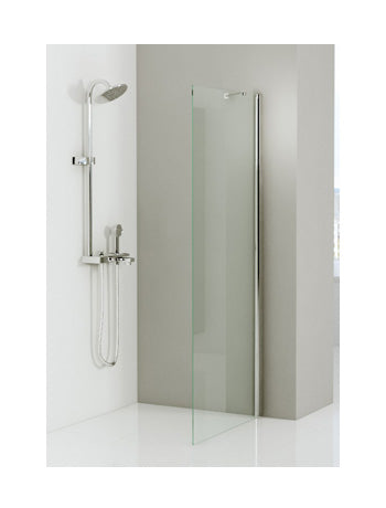 Paroi de douche universelle RIHO FJORD WALK IN F401 90x200 cm en verre clair clicktofournisseur.com