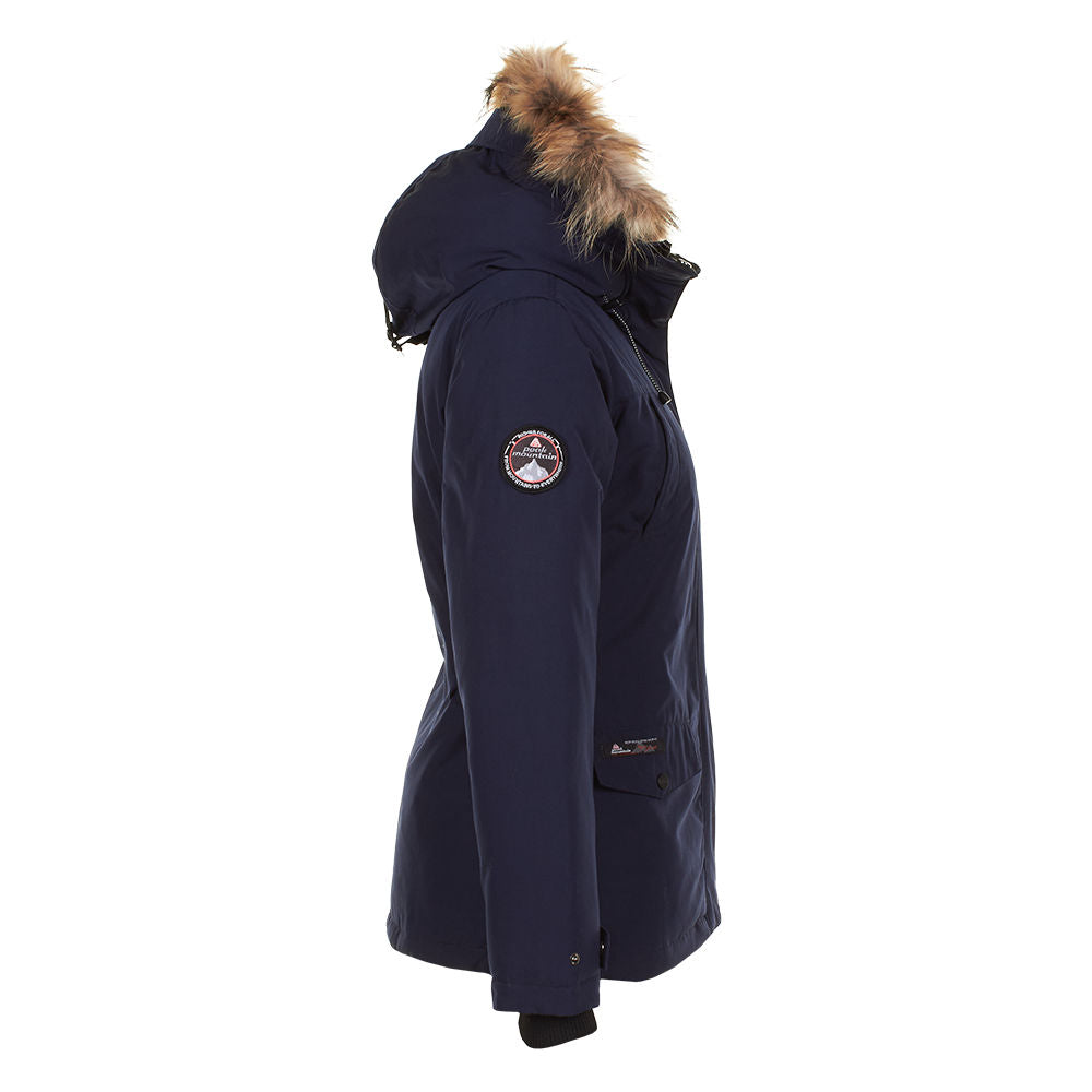 Peak Mountain Parka femme avec vrai fourrure AKADOZS clicktofournisseur.com