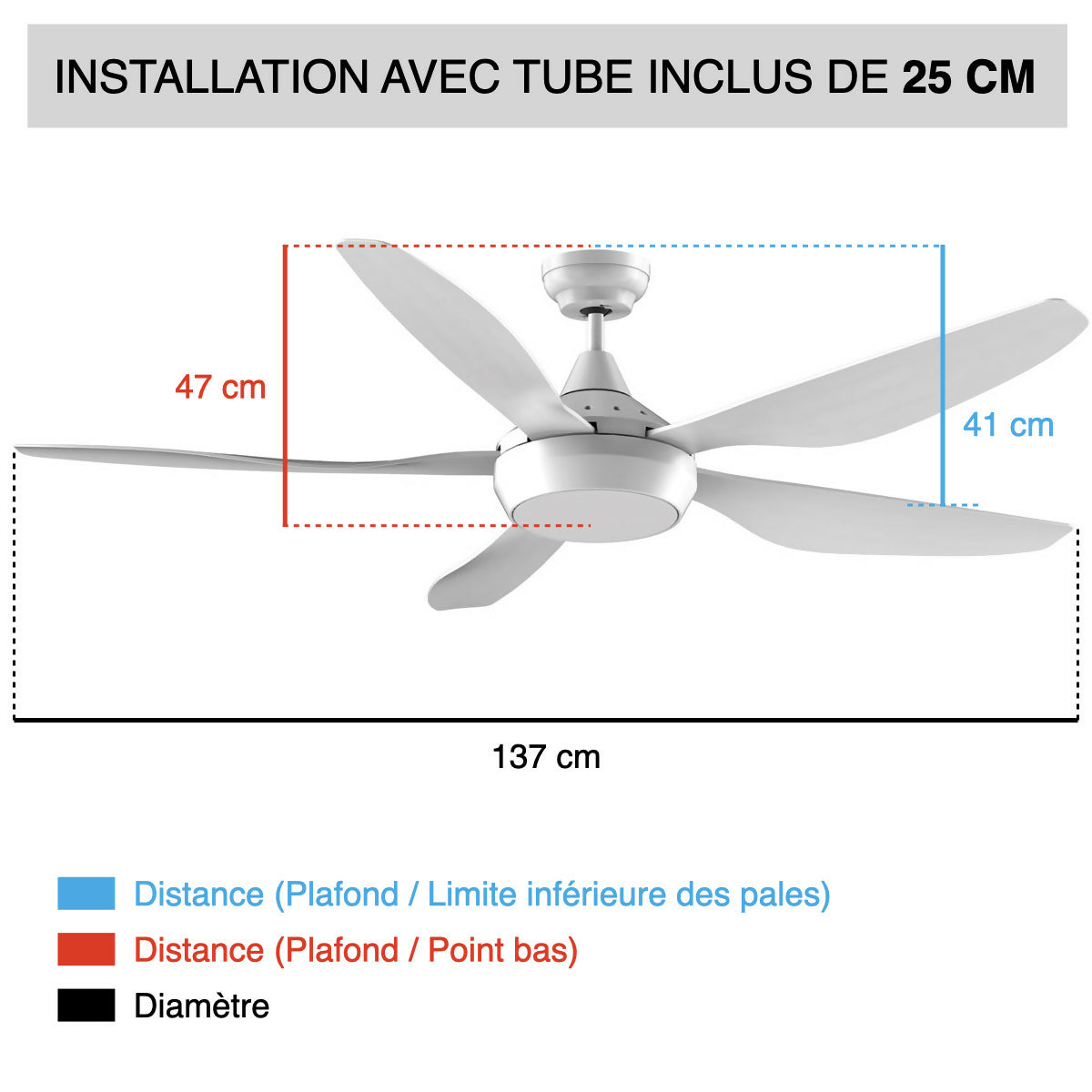 Ventilateur-plafond-FANELITE-ABACO-tube-25-cm