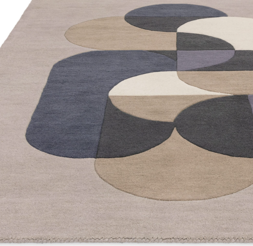 Tapis tufté main en laine SEPAL