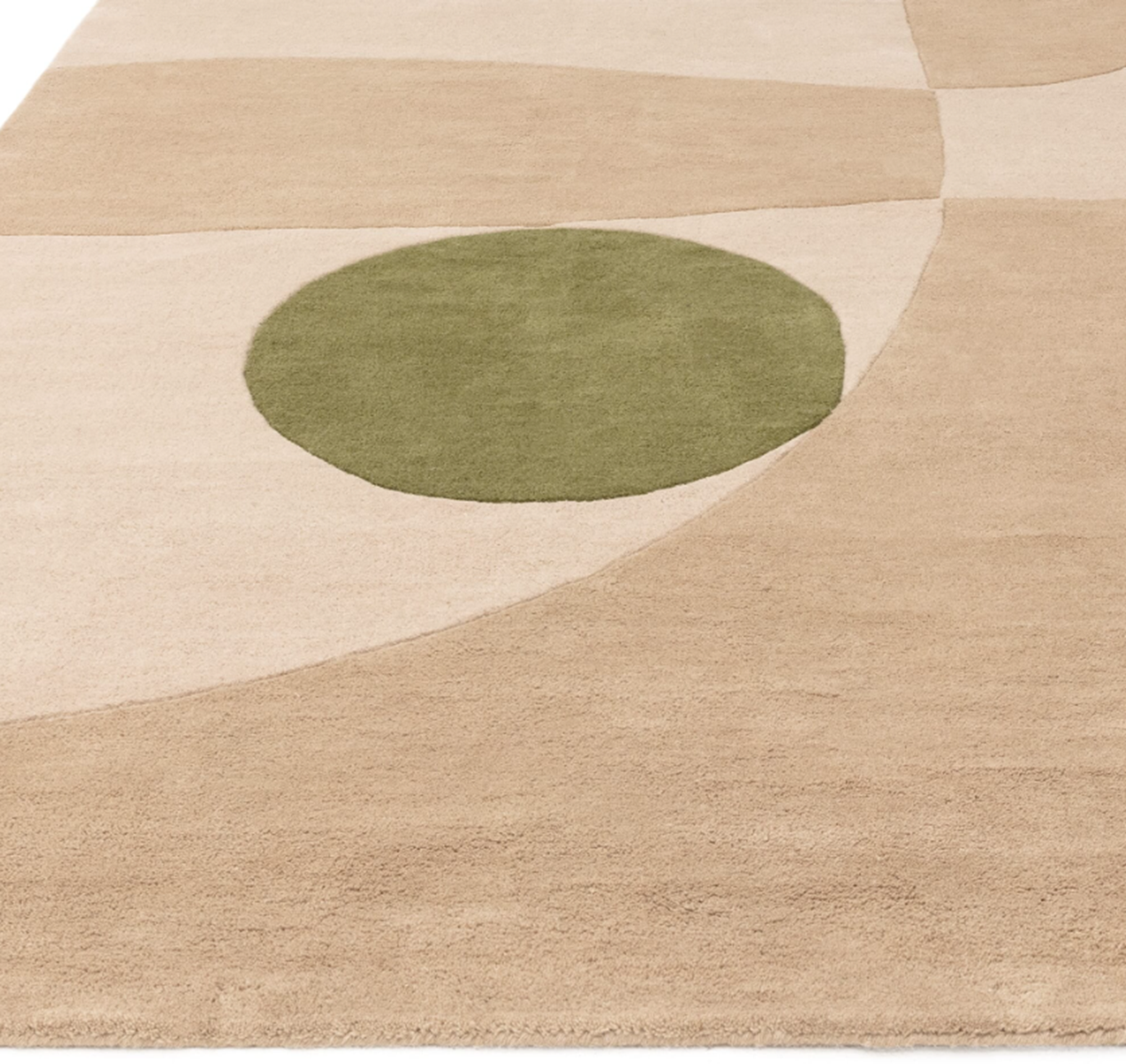 Tapis tufté main en laine MANGO