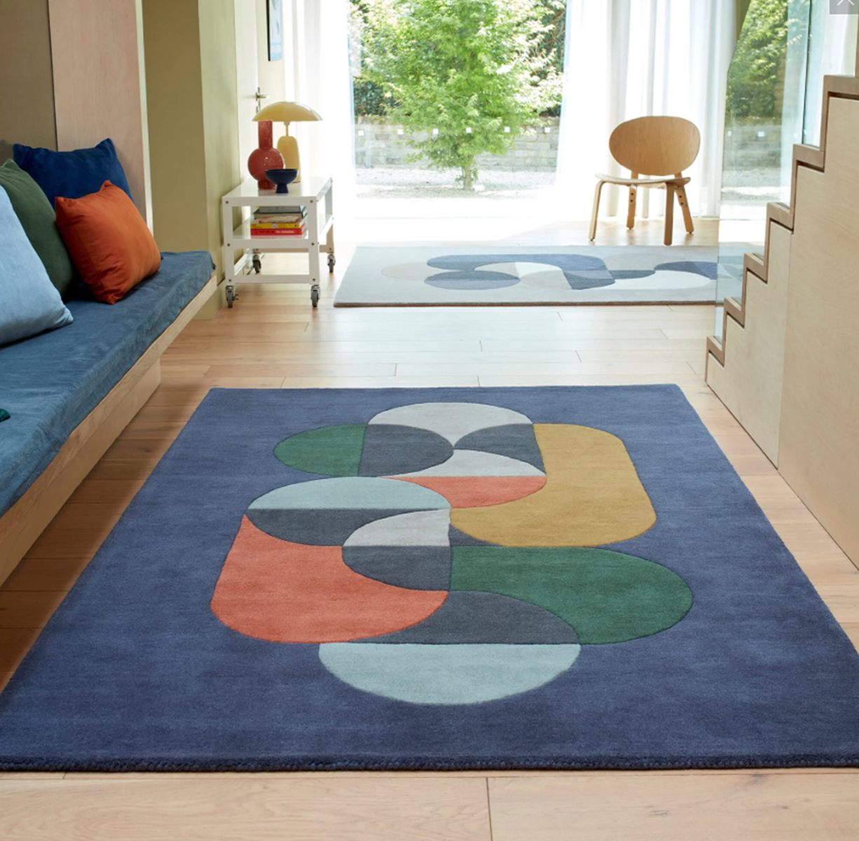 Tapis tufté main en laine SEPAL