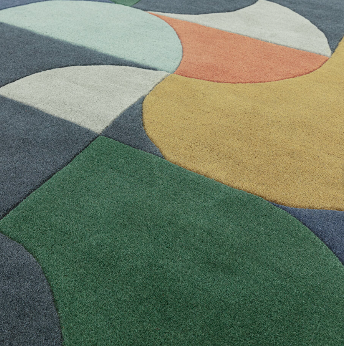 SEPAL hand tufted wool rug