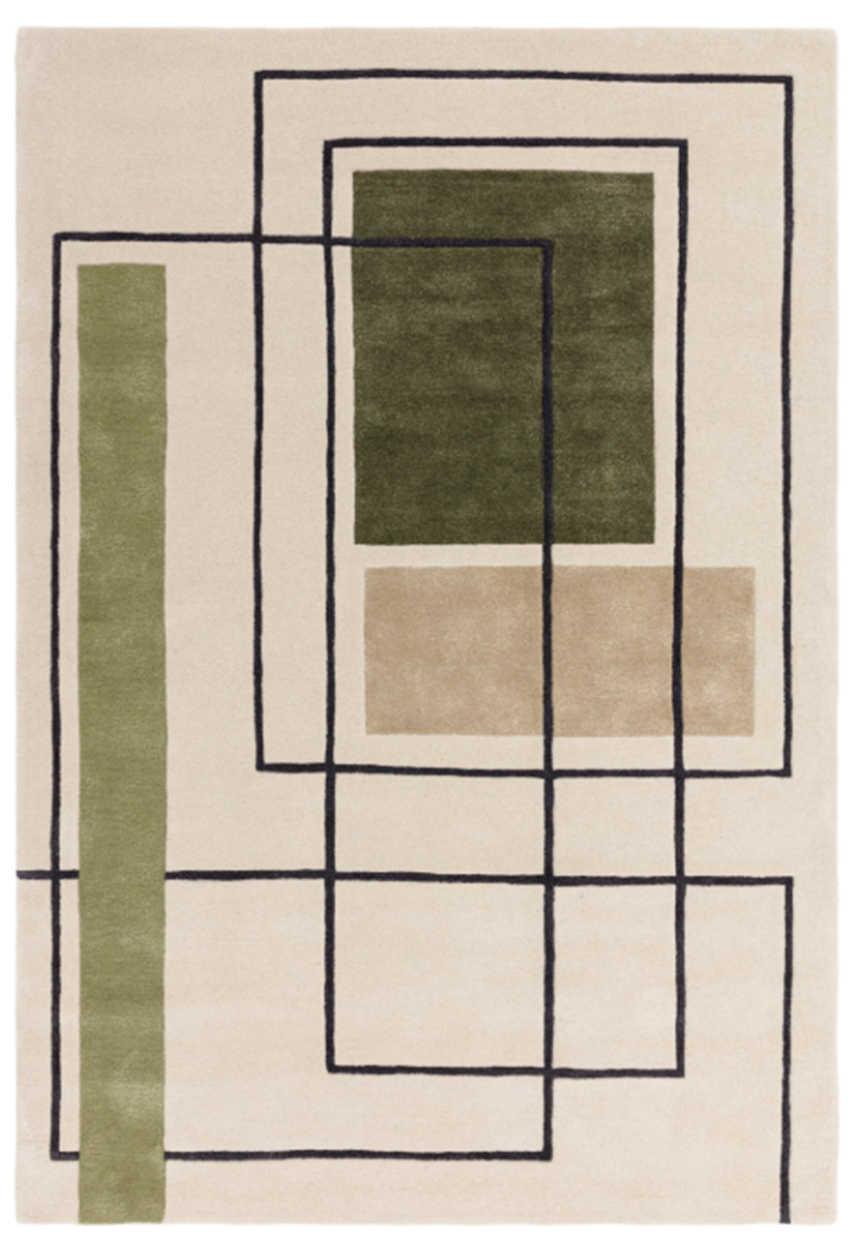 CONTOUR hand tufted wool rug