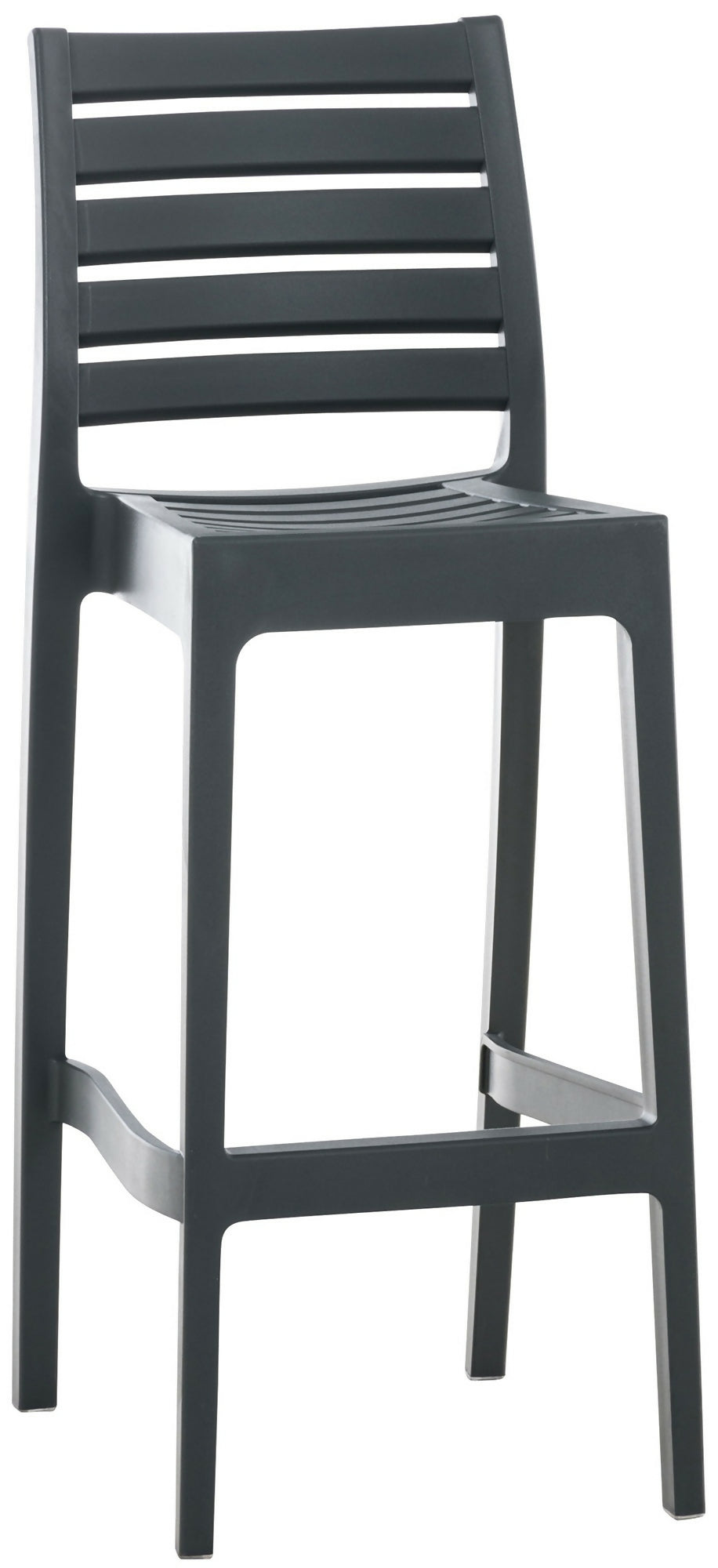 Ares Stackable Bar Stool - Dark Gray