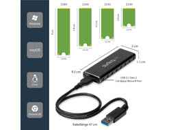 USB 3.0 TO M.2 SSD ENCLOSURE