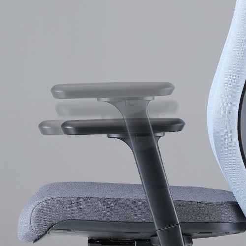 Up Up Athene ergonomic office chair Black, Grey + Blue fabric