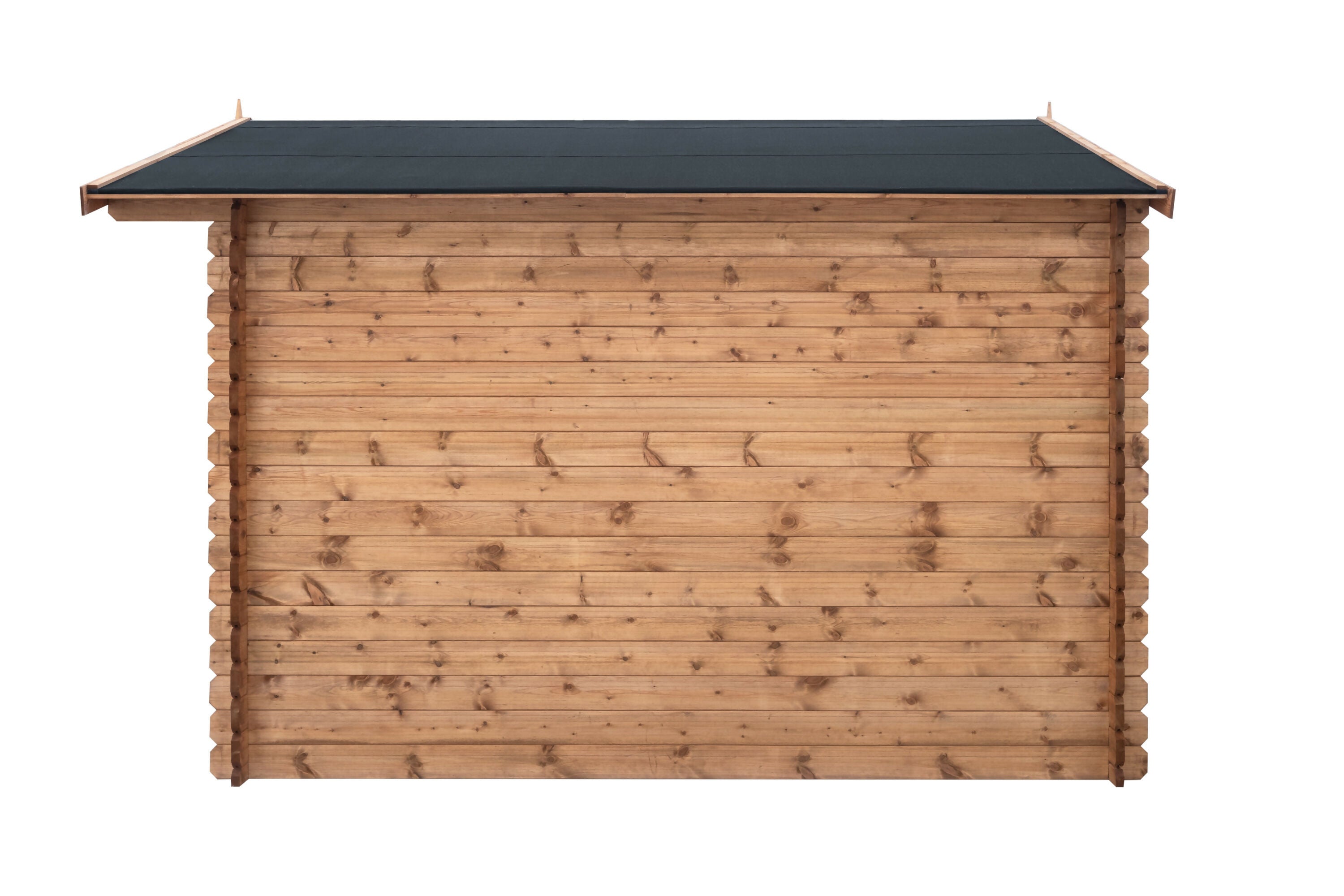 Garden shed in treated wood, thickness 28mm, useful surface area 9.9m², 388x298x235cm INT043/INEKSA