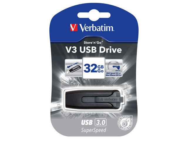 V3 USB 3.0 Drive 32GB Black