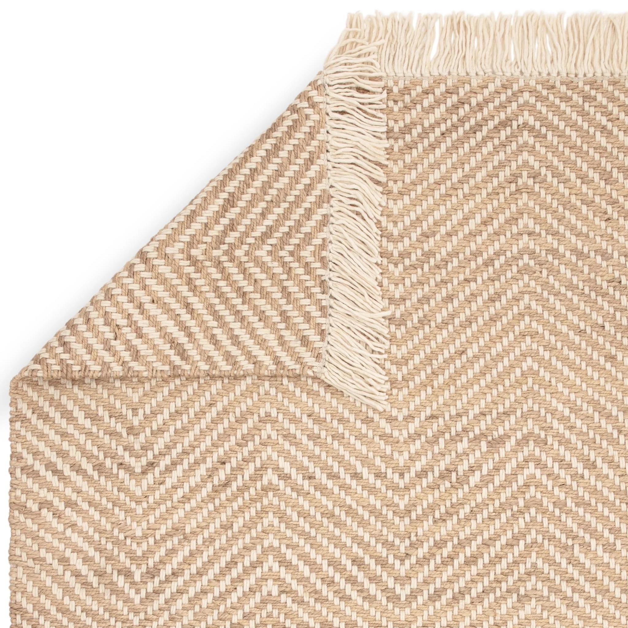 VIGA Jute and Cotton Living Room Rug