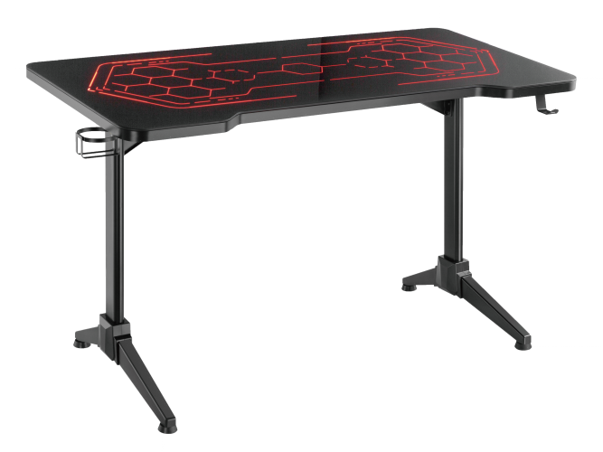 Up Up CyberArena RGB Gaming Desk