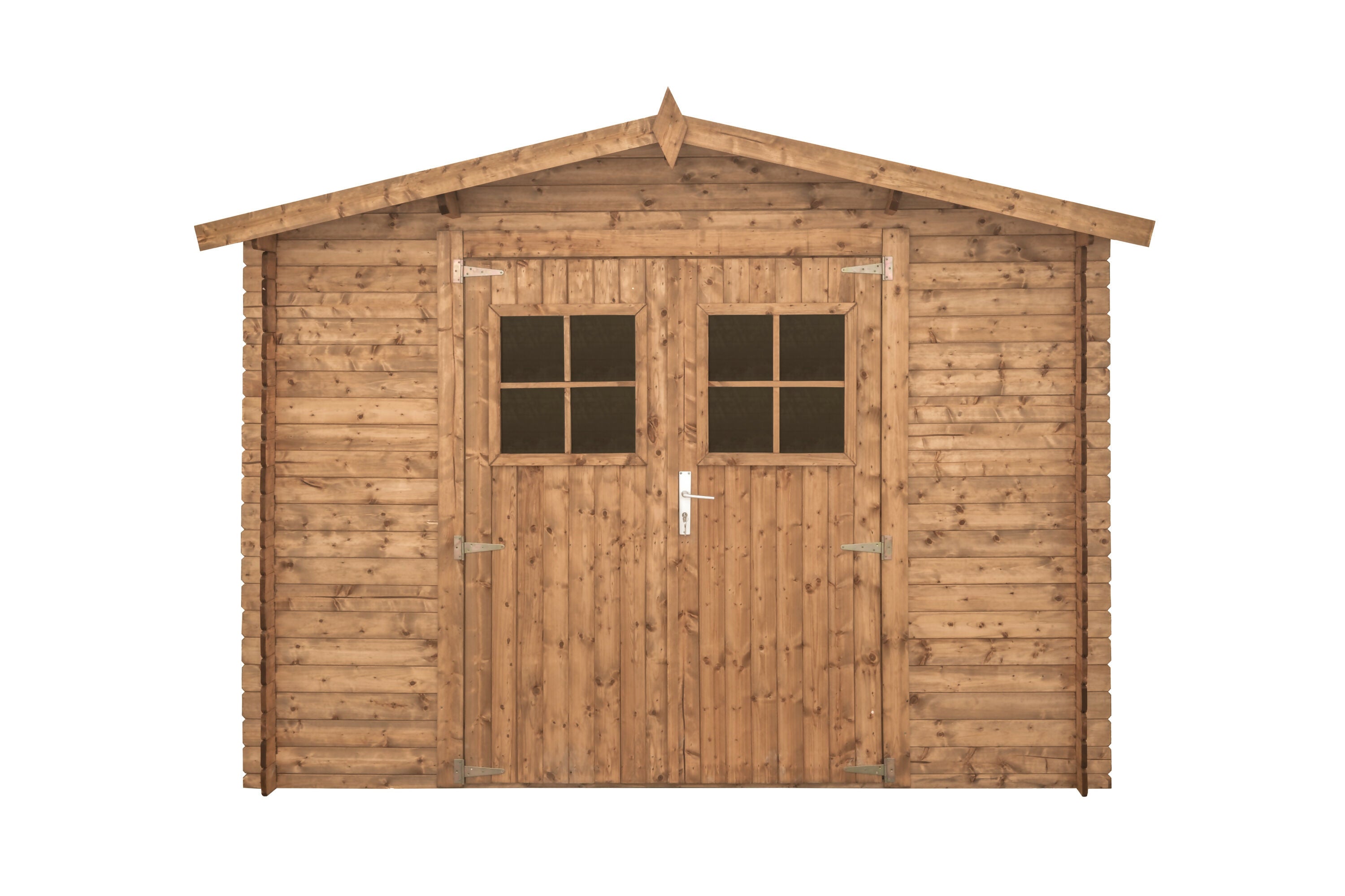 Gartenhaus aus Holz, autoklavbehandelt, Nutzfläche 7,62 m², 298 x 298 x 235 cm, INT044/INEKSA