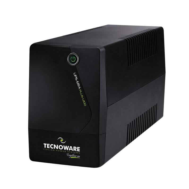 UPS Tecnoware "ERA PLUS", Line int., Tower, 560 W, AVR, Schuko x 2, LED, back-up 11 - 20 min. "FGCERAPL802SCH" (timbru verde 11 lei)