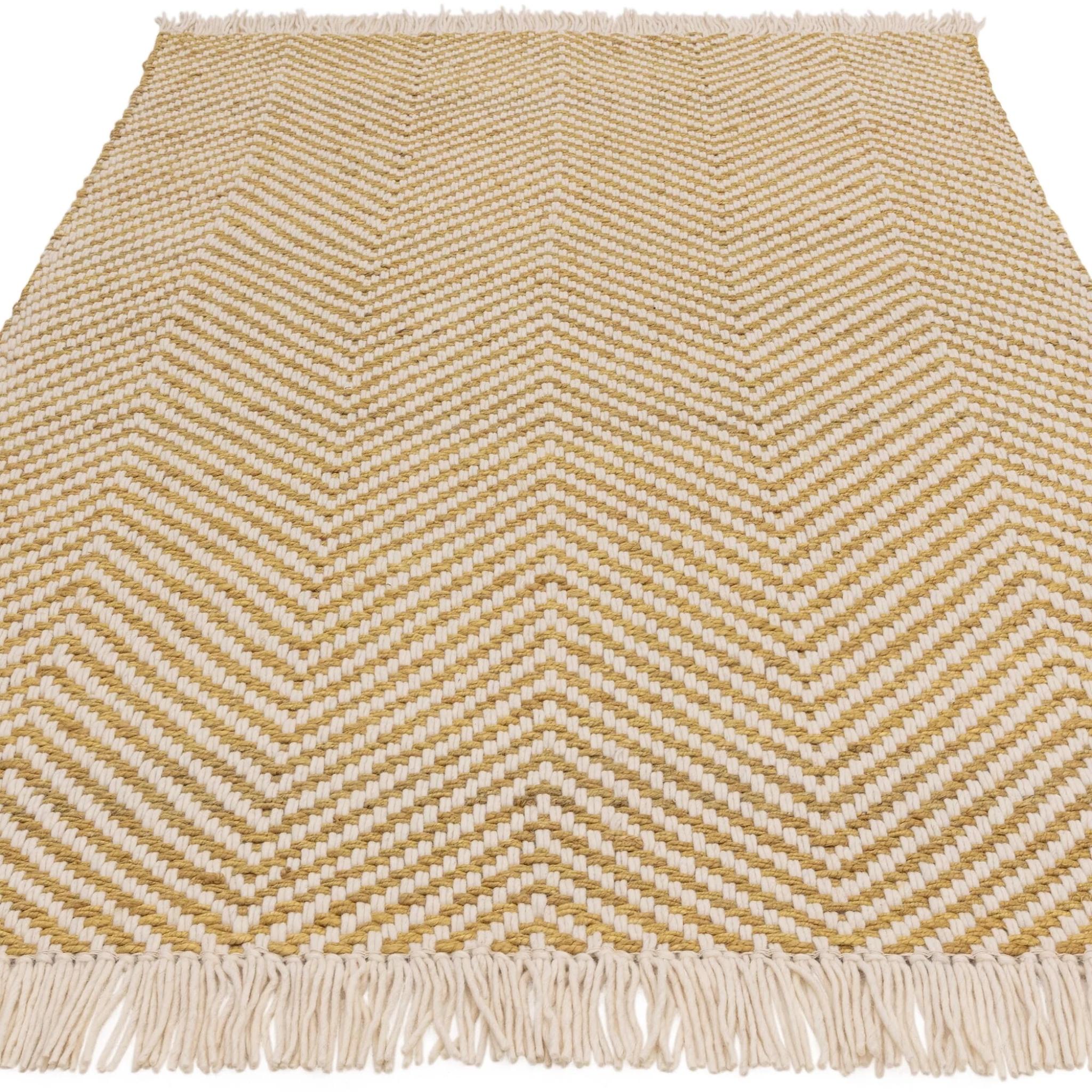 VIGA Jute and Cotton Living Room Rug