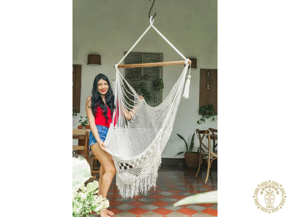 Hammock Chair L “Camoapa” Embroidery Crochet