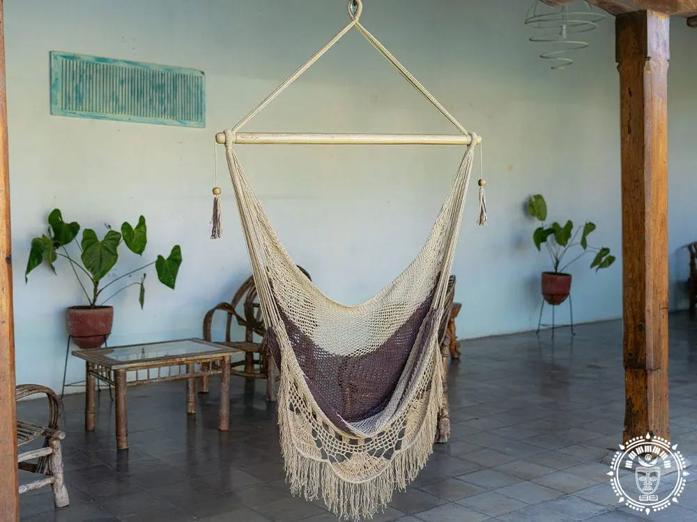 Hammock Chair XL “Selva Negra” Embroidery Crochet