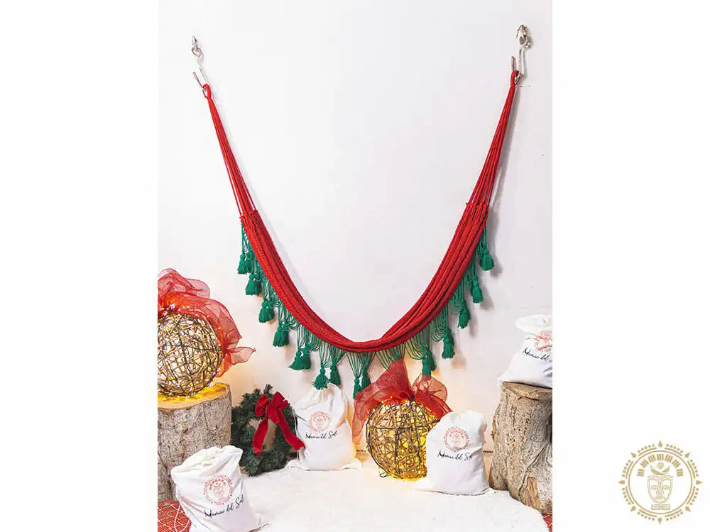 Christmas hammock and rope