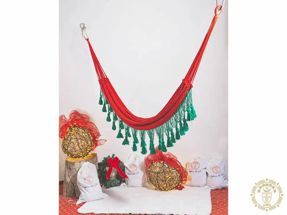 Christmas hammock and rope