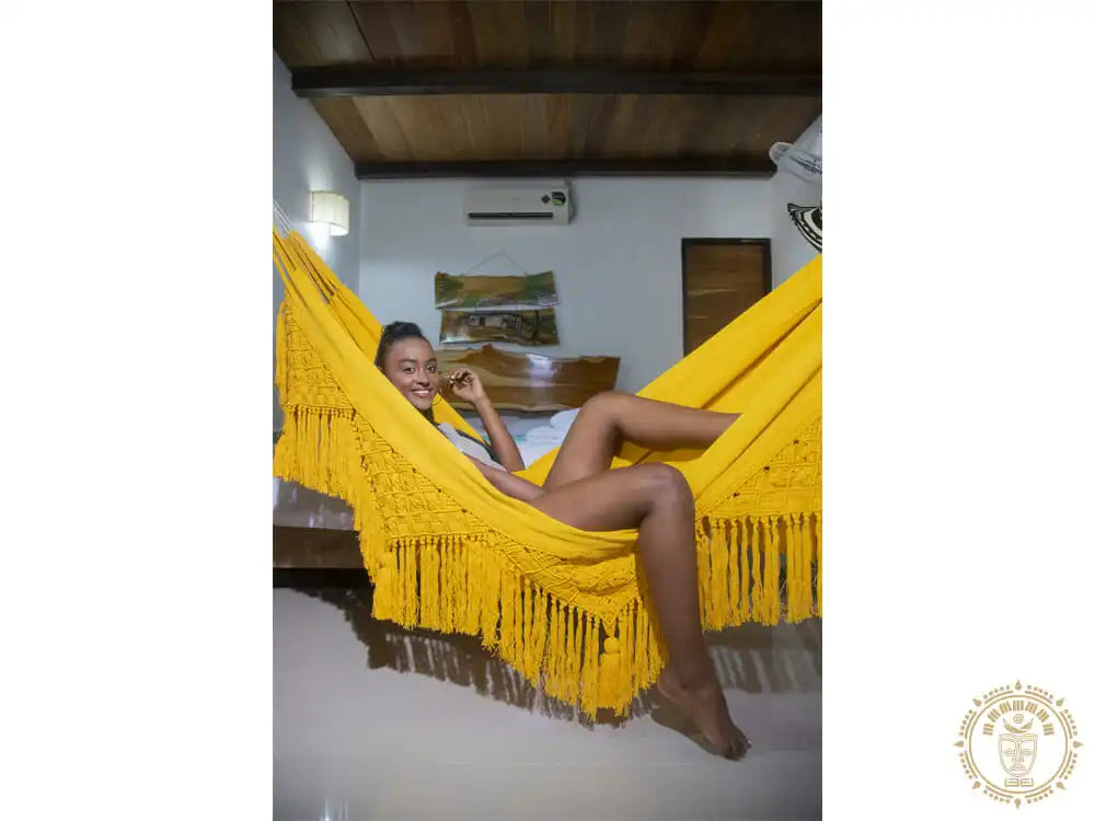 Hammock L Macramé Ocher