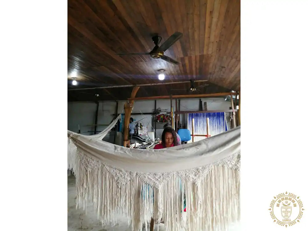 Hammock L Macramé Ecru