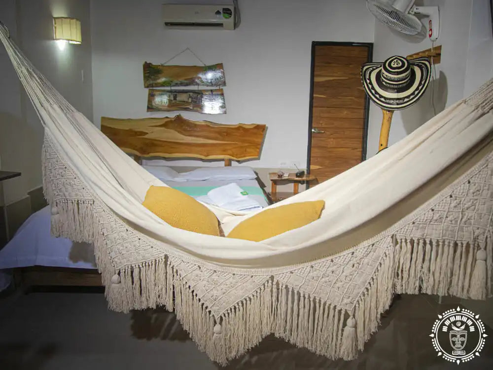 Hammock L Macramé Ecru