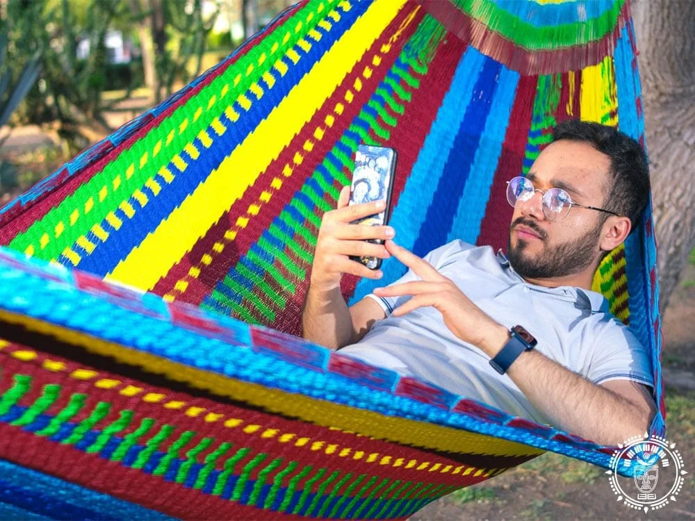 Hamac mexicain Maya XXL « Alebrije 2 »