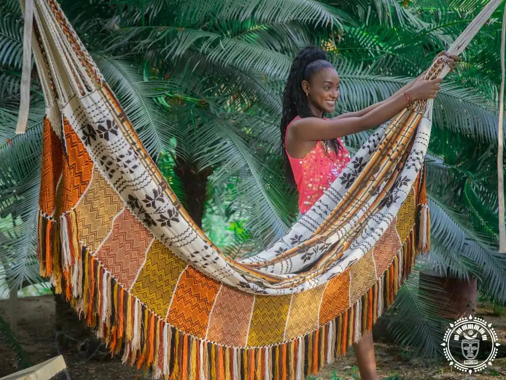 XL hammock “Indígena Blanca”