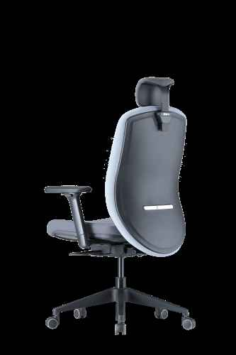 Up Up Athene ergonomic office chair Black, Grey + Blue fabric