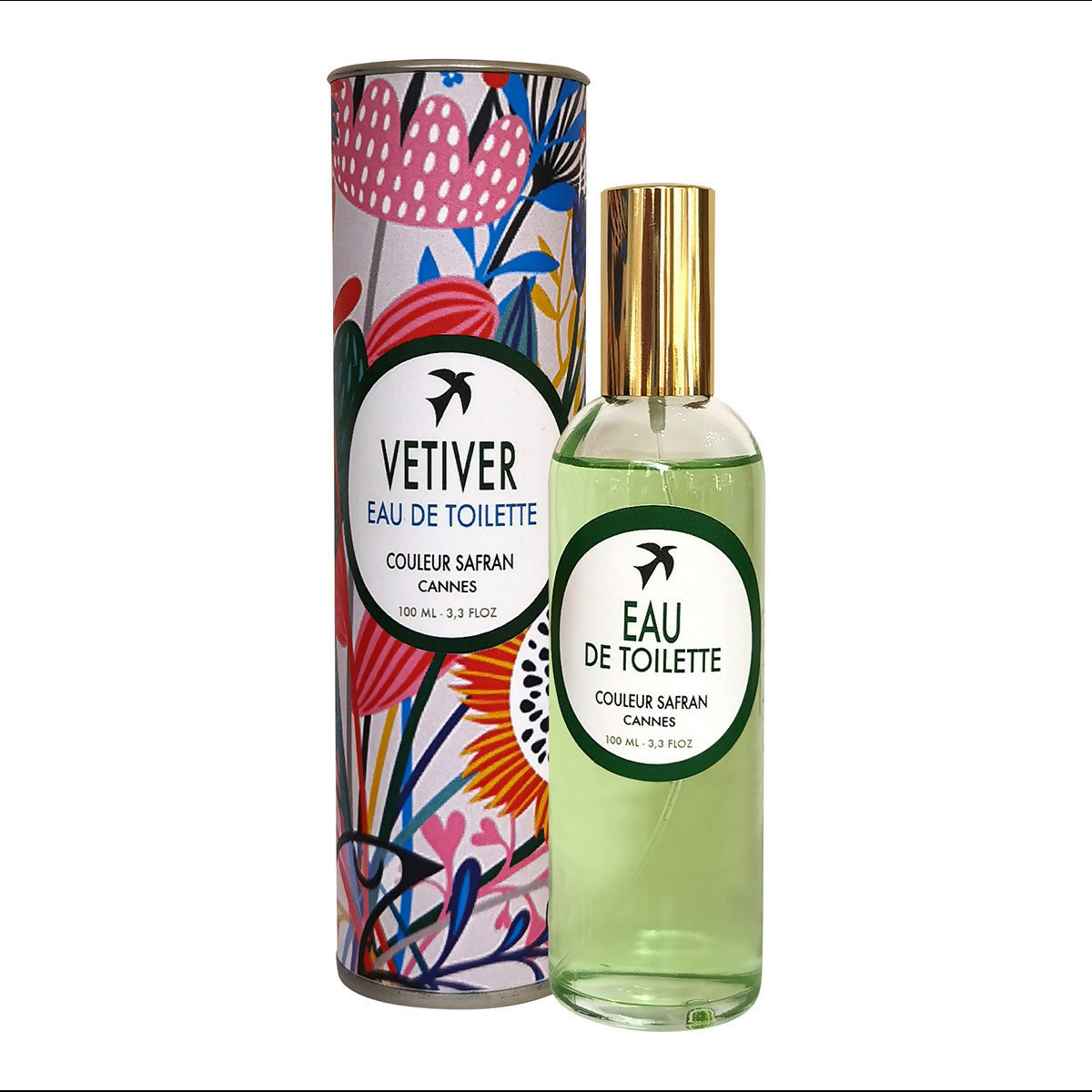 Vetiver Eau de Toilette 100% made in France -100ml