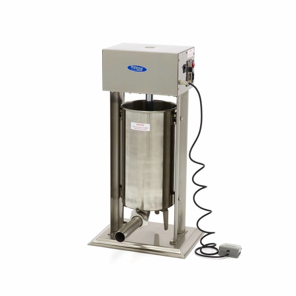 Automatic Sausage Filler 15L - Vertical - Stainless Steel - 4 Tubes