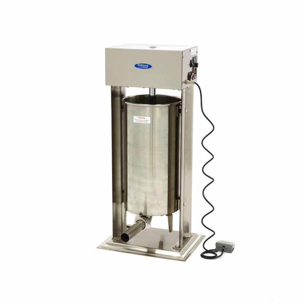 Automatic Sausage Filler 25L - Vertical - Stainless Steel - 4 Tubes