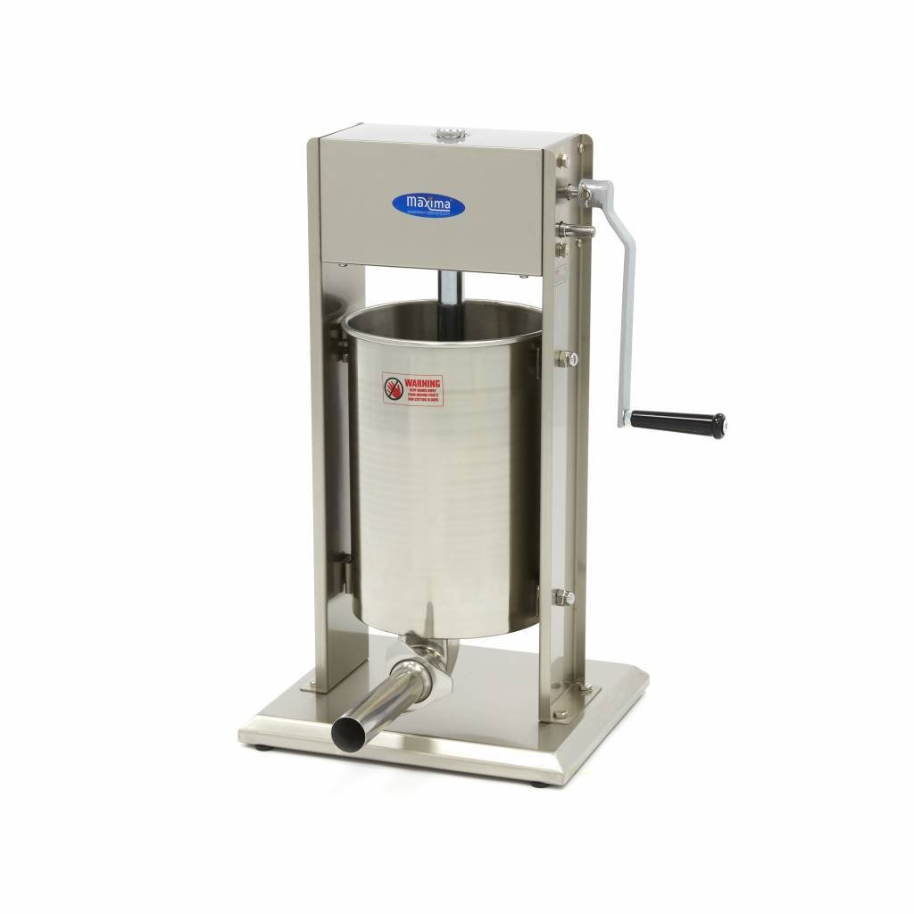 Sausage Filler 12L - Vertical - Stainless Steel - 4 Filling Tubes