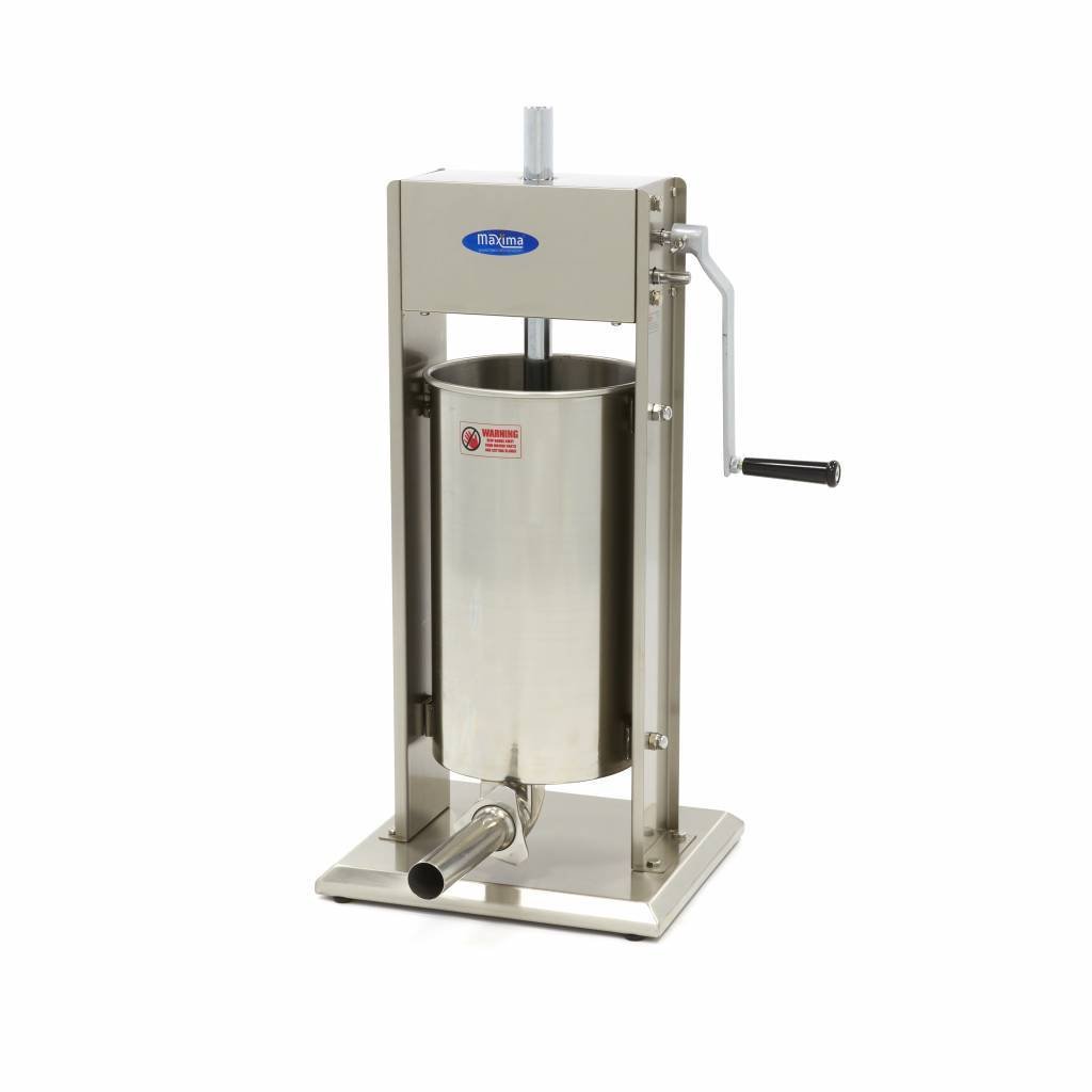 Sausage Filler 15L - Vertical - Stainless Steel - 4 Tubes